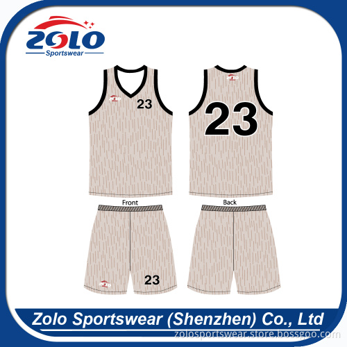 China factory seller quick dry loose swag new basketball jersey design